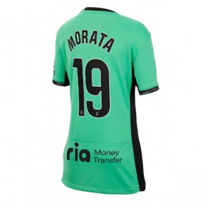 Atletico Madrid Alvaro Morata #19 Rezervni Dres za Ženska 2023-24 Kratak Rukavima
